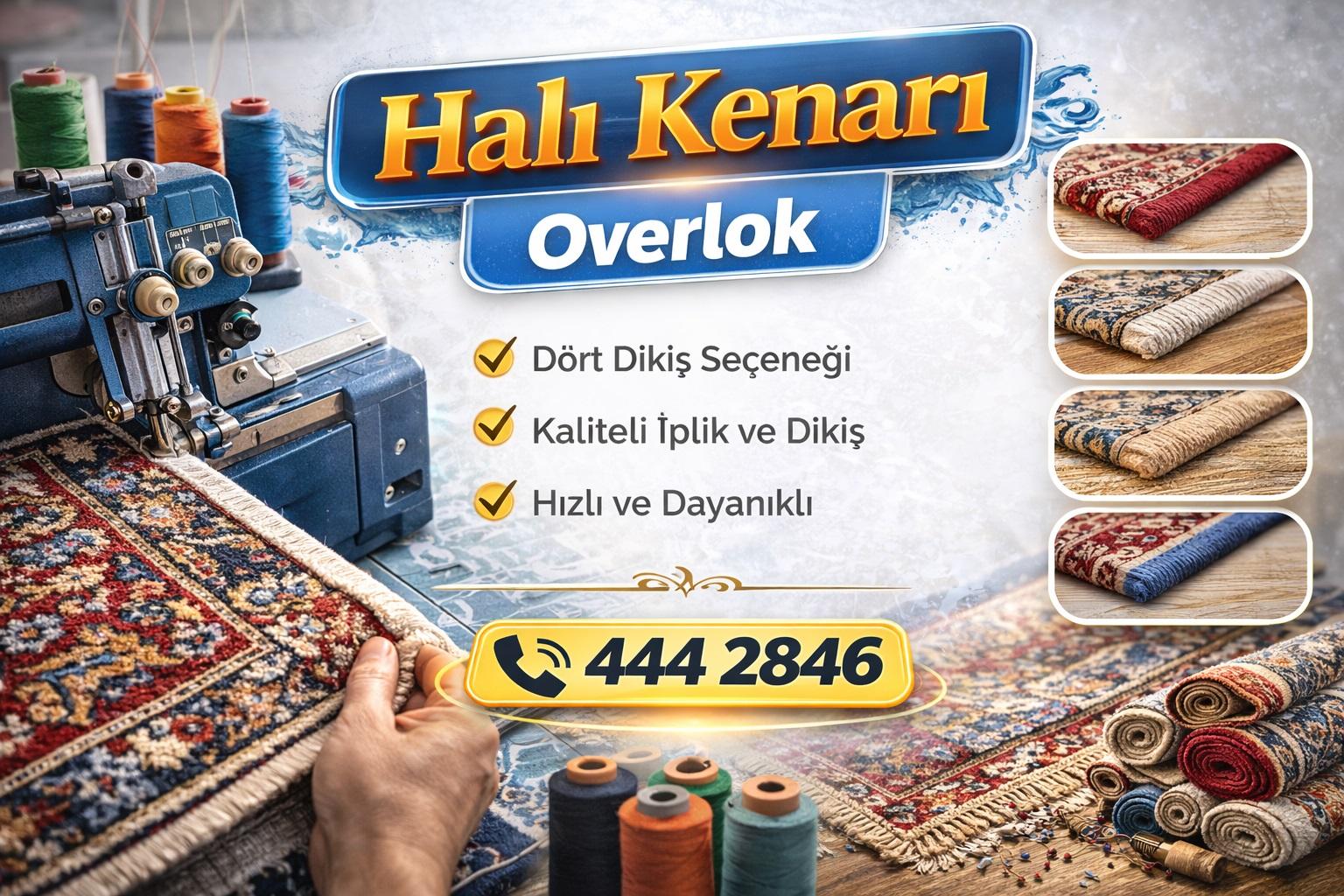 Halı Kenarı Overlok