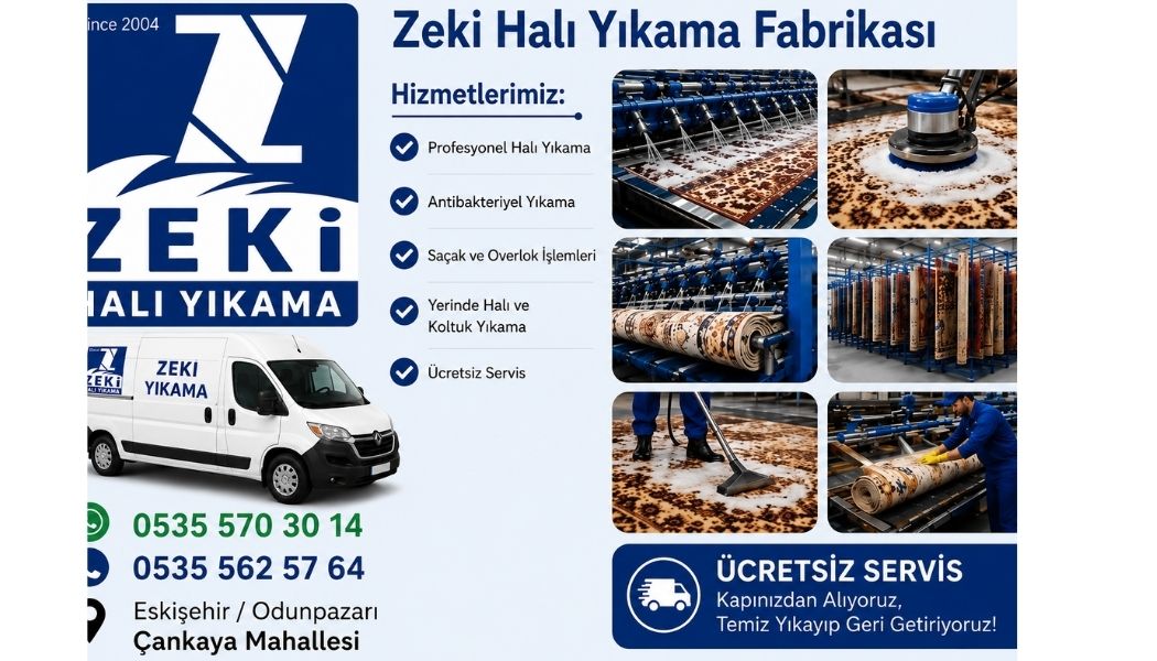 Odunpazarı Çankaya Mahallesi Halı Yıkama ve Derinlemesine Dezenfeksiyon Rehberi