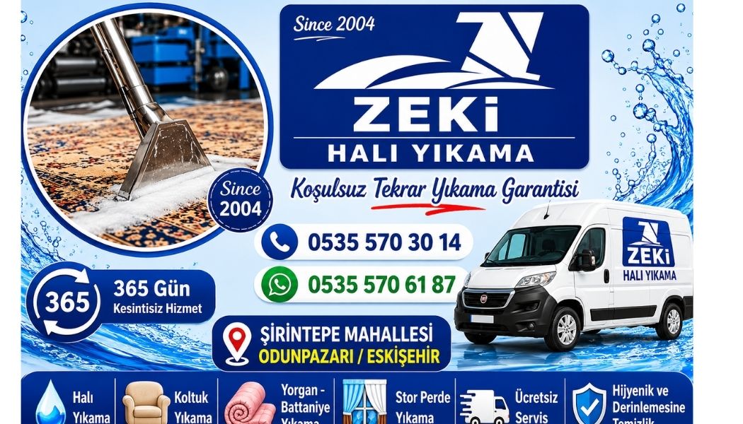 Odunpazarı Şirintepe Mahallesi Halı Yıkama ve Sterilizasyon Rehberi