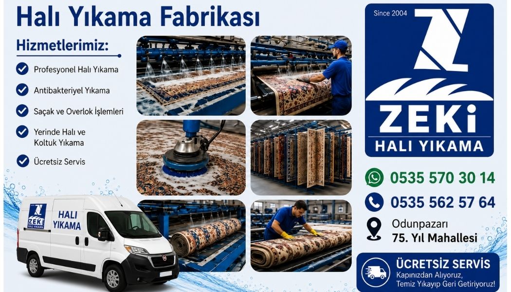 Odunpazarı 75.YIL Mahallesi Halı Yıkama ve Endüstriyel Hijyen Çözümleri