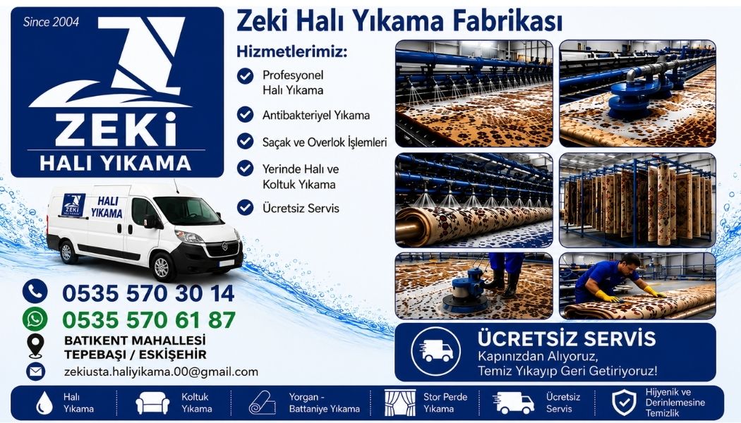 TEPEBAŞI BATIKENT MAHALLESİ ENDÜSTRİYEL HALI YIKAMA VE MİKROBİYOLOJİK ARINDIRMA TEKNOLOJİLERİ