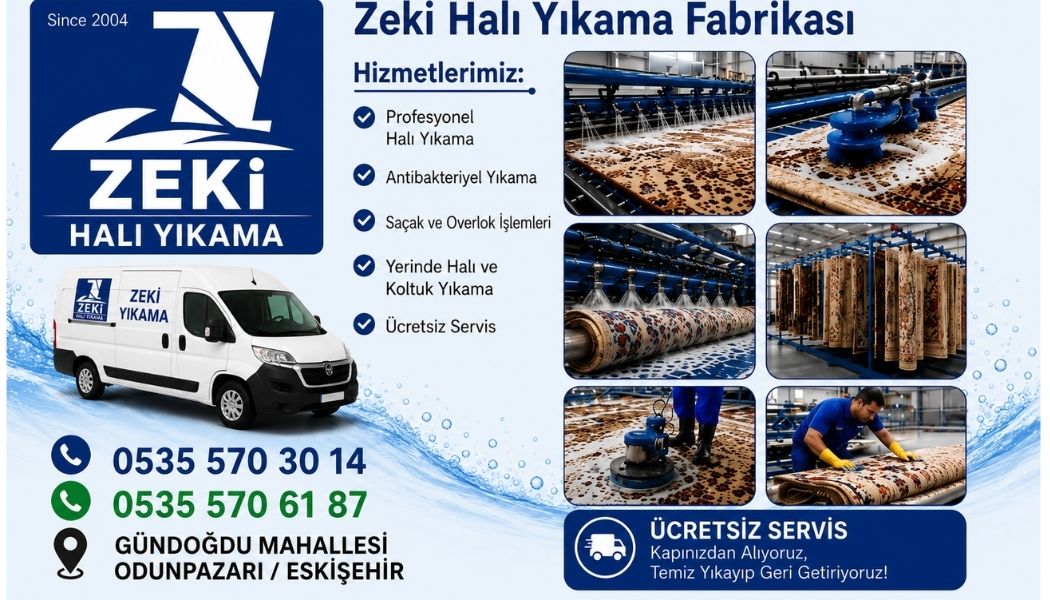 Odunpazarı Gündoğdu Mahallesi Halı Yıkama ve Derinlemesine Dezenfeksiyon Rehberi