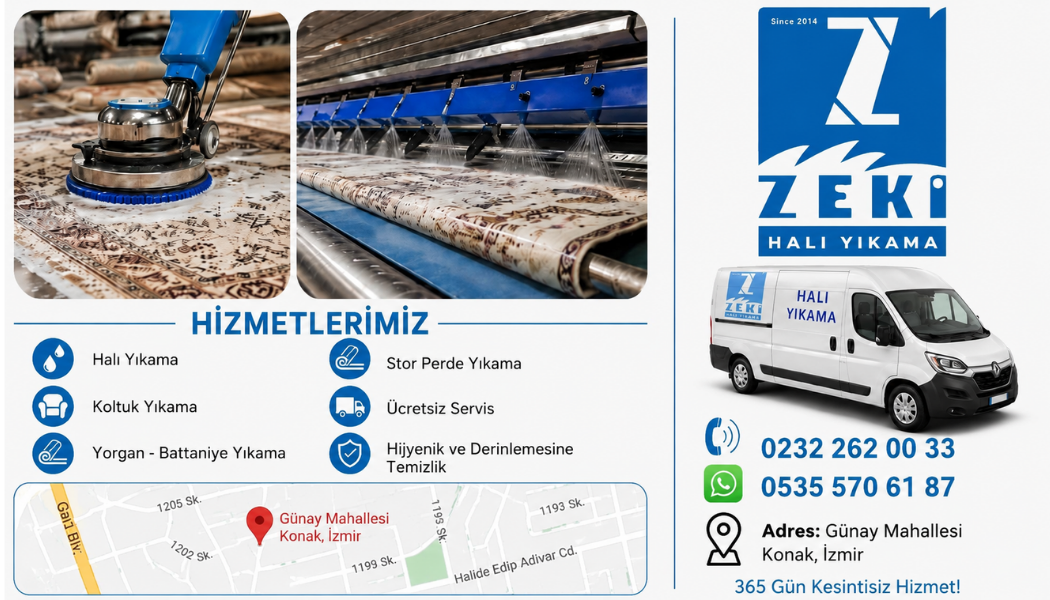 Konak Güney Mahallesi'nde Profesyonel Halı Yıkama Hizmeti