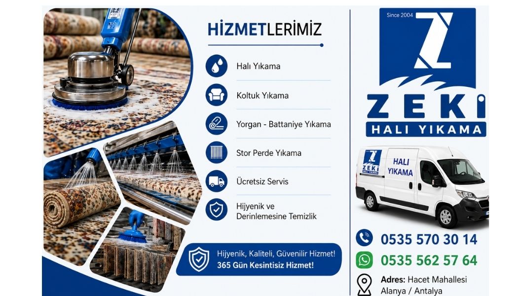 Alanya Hacet Mahallesi Halı Yıkama Rehberi