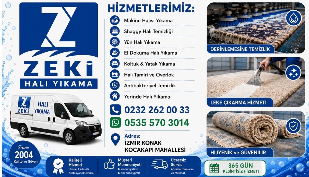 Konak Kocakapı Mahallesi'nde Profesyonel Halı Yıkama Hizmeti