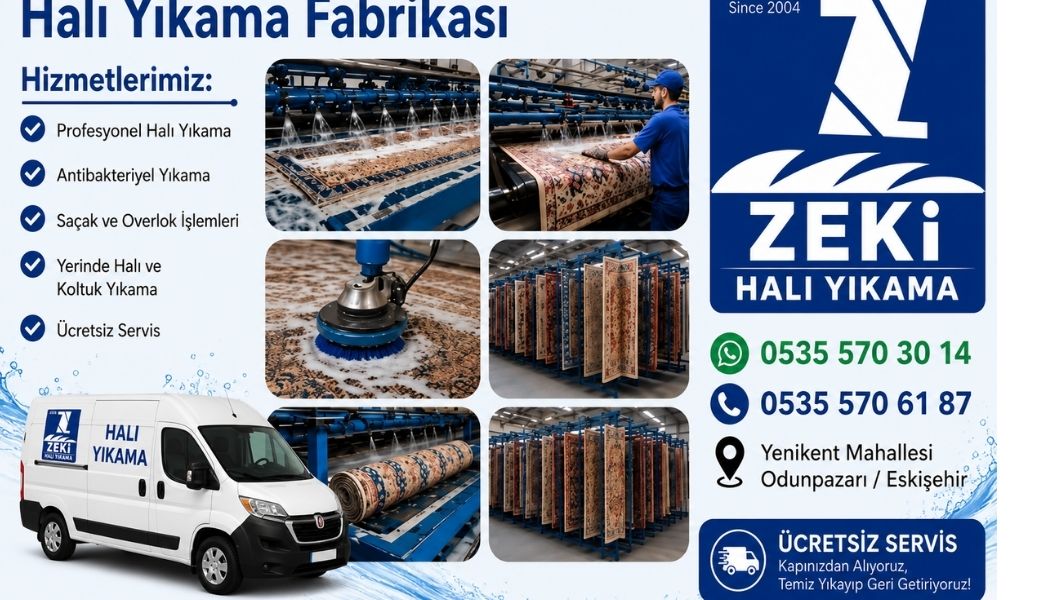 Odunpazarı Yenikent Mahallesi Halı Yıkama ve Derinlemesine Dezenfeksiyon Rehberi